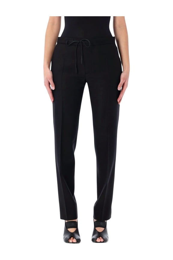 Formal Pleated Drawstring Tailored Trousers (Women's)