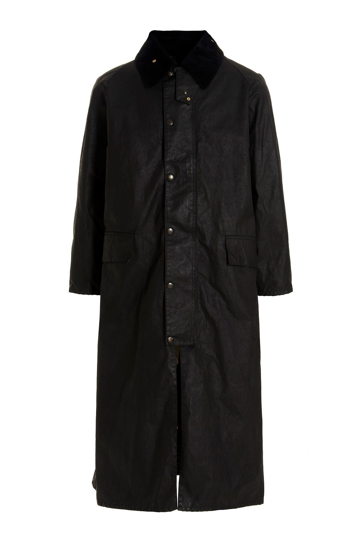 Maison Margiela Men Waxed Cotton Trench Coat