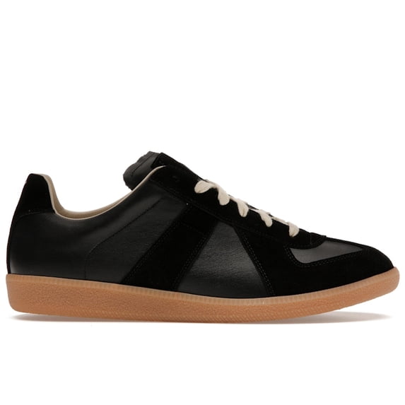 Maison Margiela Men's Replica German Army Trainer (GATs) Black Gum Shoes, from StockX