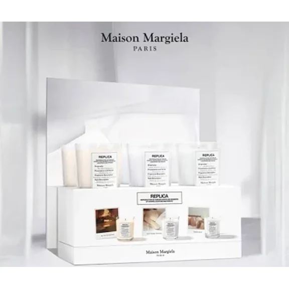 Maison Margiela REPLICA Candle Trio Set-By The Fireplace, Lazy Sunday Morning, & Bubble Bath