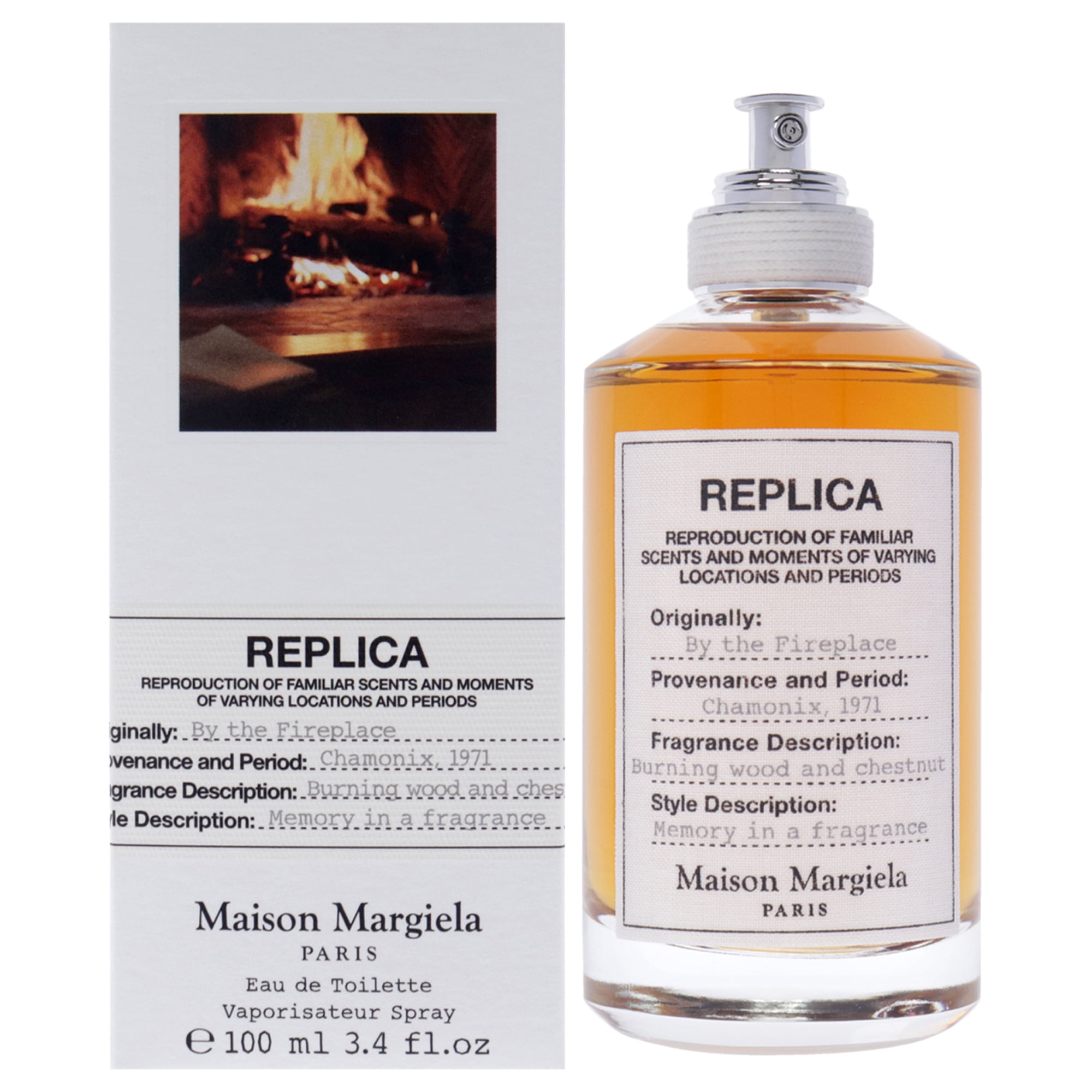 Maison Margiela Replica By The Fireplace , 3.4 oz EDT Spray - Walmart.com