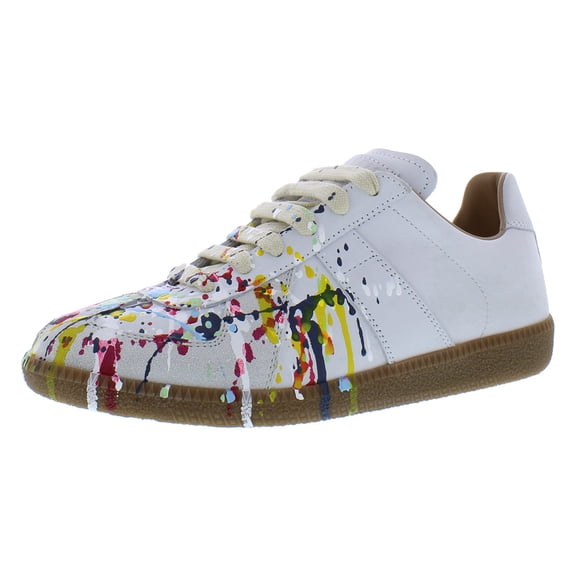 Maison Margiela Replica Paint Splatter Womens Shoes Size 6, Color: White