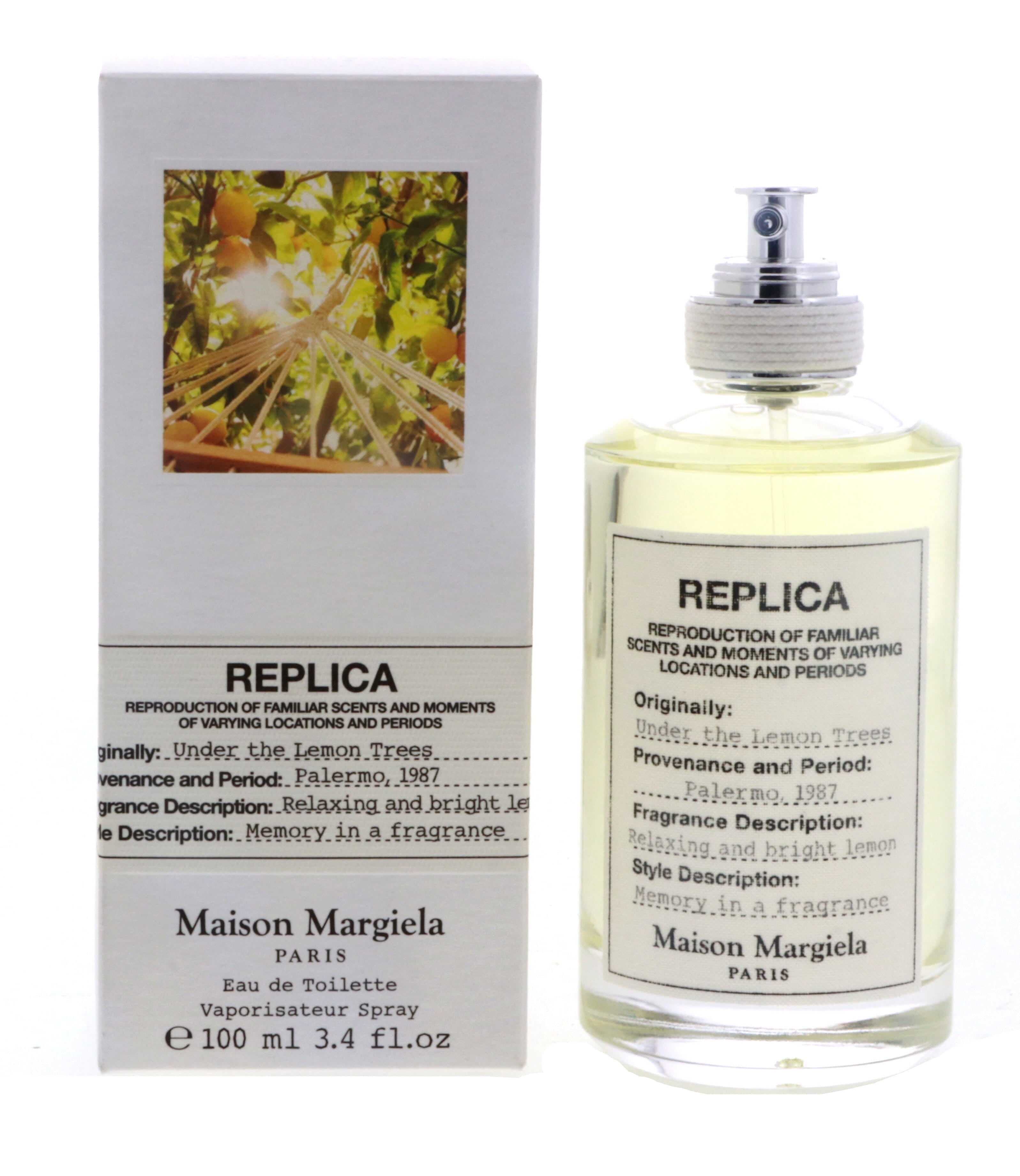 Maison Margiela Replica Under the Lemon Trees Eau De Toilette, 3.4
