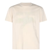Maison Margiela Short-Sleeved T-Shirt With Embossed Eagle Motif Men's