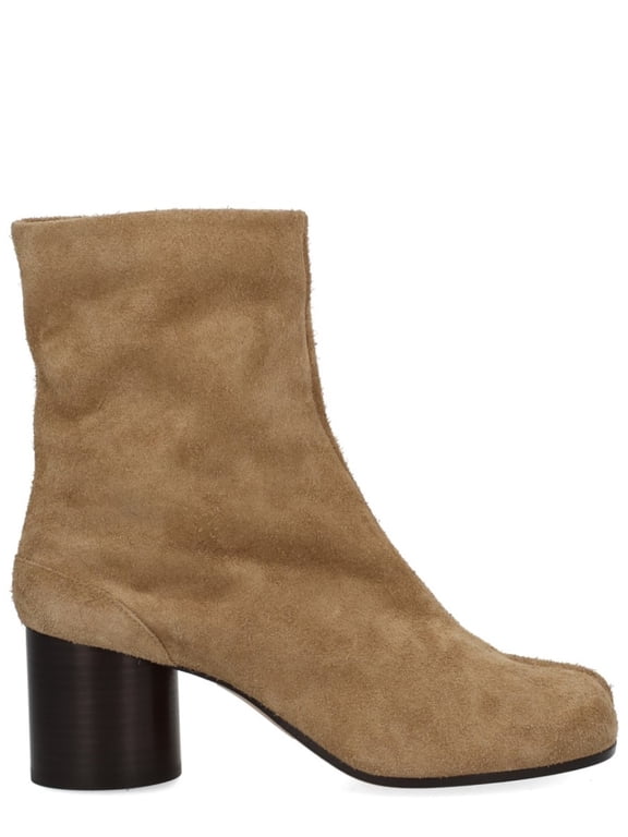 Suede Boot Tabi Split-Toe Ankle Boots Brown (Women's)