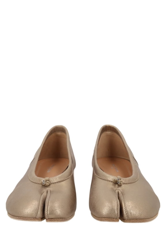 New Tabi Smooth Leather Split-Toe Flats Brown (Women's)