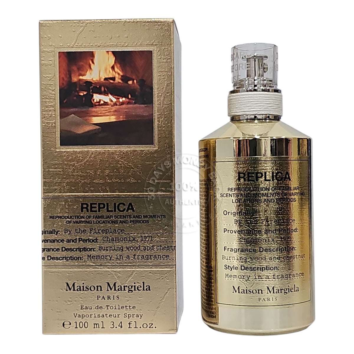 Replica By the Fireplace 3.4 oz / 100 ml EDT Unisex Spray Limited