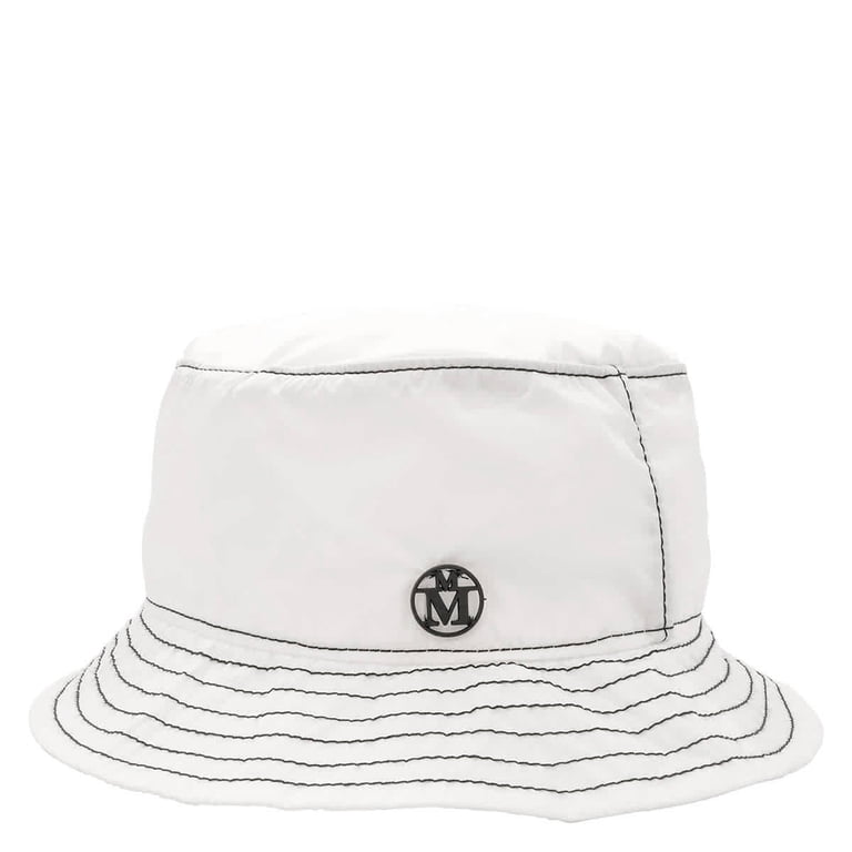 Maison Michel - White Bucket Hat Maison Michel White Jason Bucket Hat Maison Michel main image 4
