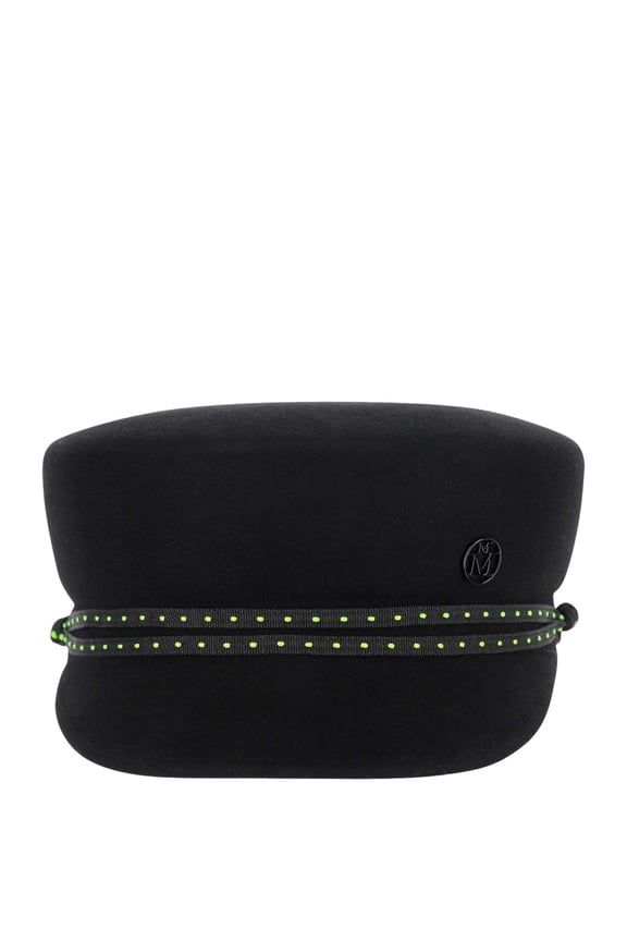 Women's Felt Sailor Hat Black