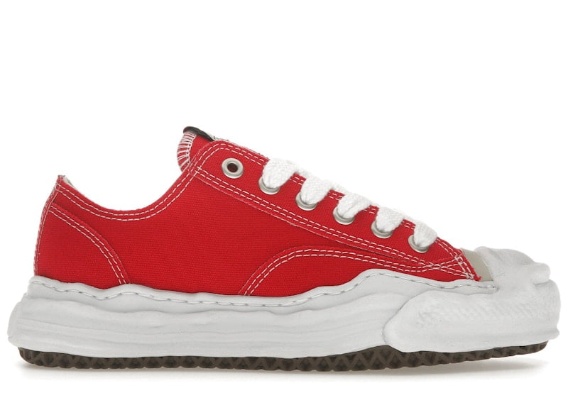 Maison Mihara Yasuhiro Men's Hank OG Sole Canvas Low Red Shoes