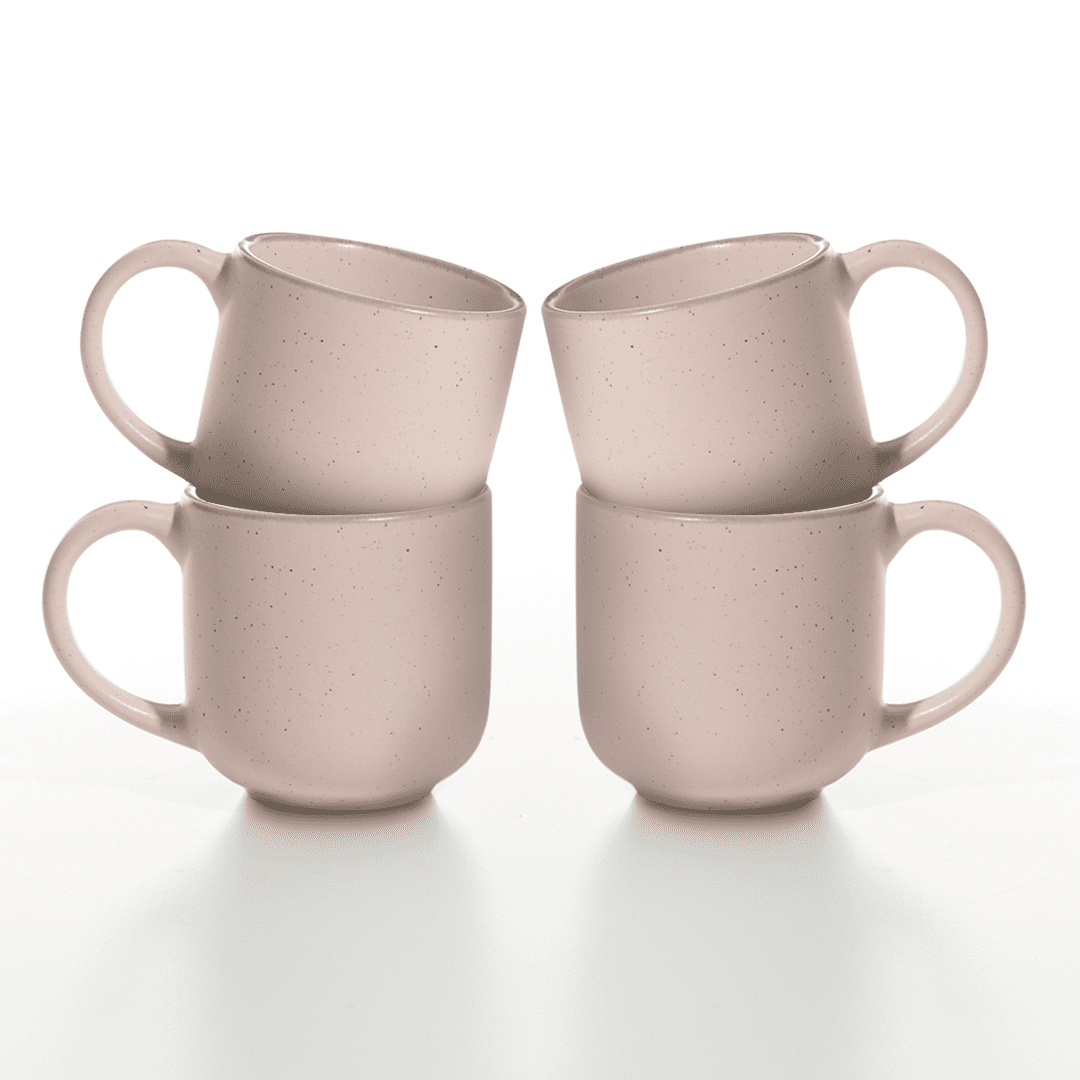 Maison Neuve Riverside Espresso Set of 4 3.3 oz Ceramic Mugs - Walmart.com