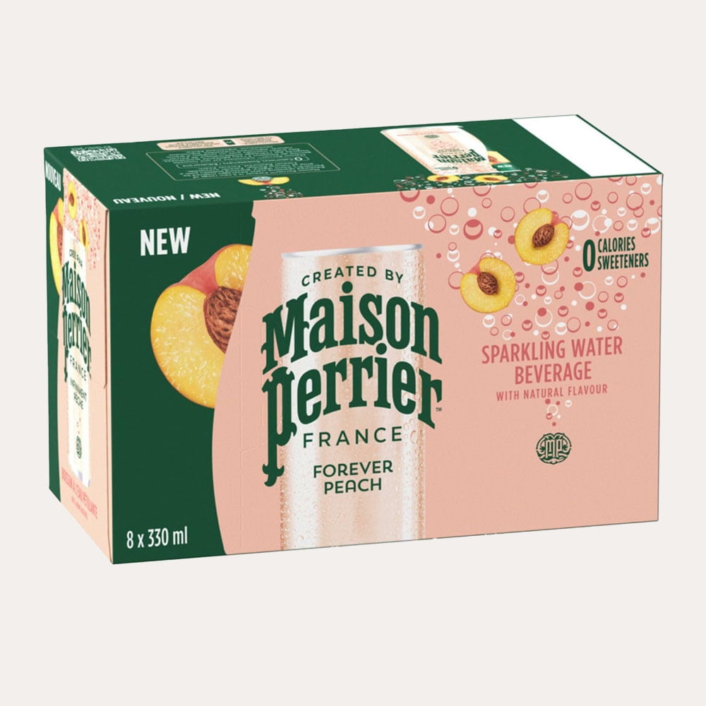 Maison Perrier France Forever Peach Flavored Sparkling Water Fl