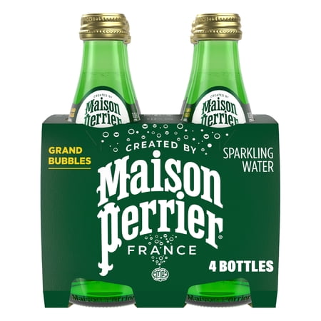 Maison Perrier Ultimate Unflavored Sparkling Water 4 Pack 11.15 fl oz Glass Bottles 44.636 fl oz