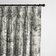 thumbnail image 1 of Maison Toile Black Pinch Pleat Drapery Panel - Pair 20"x132", 1 of 5
