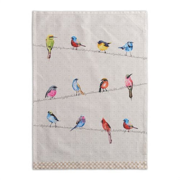 Maison d' Hermine Birdies on Wire Dishcloth (Set of 2)
