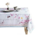 thumbnail image 1 of Maison d' Hermine Blossom in Spring 100% Cotton Tablecloth for Kitchen Dining | Tabletop | Decoration | Parties | Weddings | Spring/Summer (Square, 54 Inch by 54 Inch)., 1 of 5