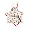 thumbnail image 1 of Maison d' Hermine Chromo 100% Cotton 1 Piece Kitchen Apron with an Adjustable Neck & Invisible Center Pocket with Long Ties for Women Men Chef (27.50 Inch by 31.50 Inch), 1 of 3