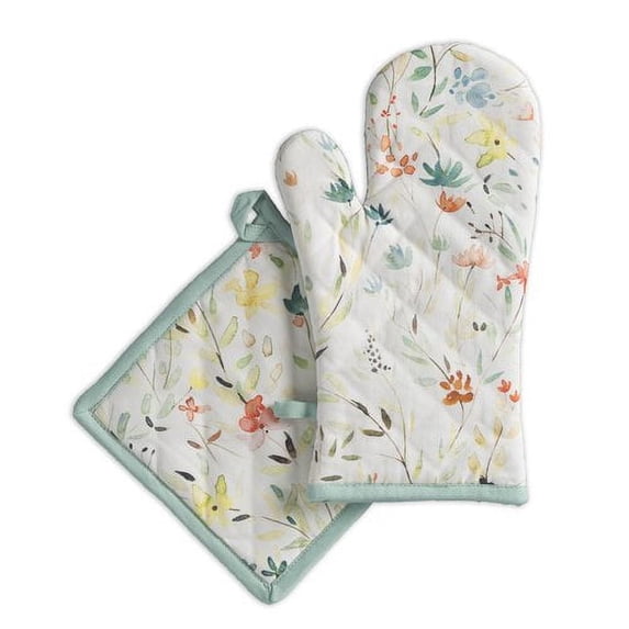 Maison d' Hermine Colmar 2 Piece Oven Mitt & Potholder Set