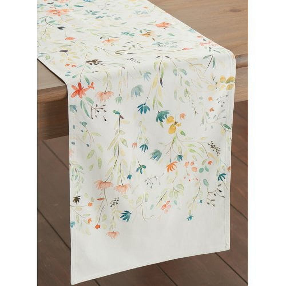 Colmar Floral Cotton Table Runner 108" Long