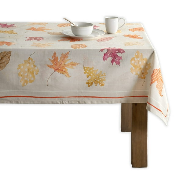 Maison d' Hermine Colors of Autumn 100% CottonTablecloth for Kitchen Dining Tabletop Decoration Parties Weddings (Square, 70 Inch by 120 Inch)