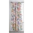 thumbnail image 1 of Maison d' Hermine Curtains 100% Cotton Curtain Single Panel Easy Hanging with a Rod Pocket & Loop for Farmhouse, Office & Living Rooms, Bamboo Peach -, 1 of 1
