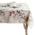 thumbnail image 1 of Maison d' Hermine Equinoxe - Beige 100% Cotton Tablecloth for Kitchen Dining | Tabletop | Decoration | Parties | Weddings | Spring/Summer (Rectangle, 60 Inch by 90 Inch)., 1 of 5