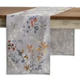 thumbnail image 1 of Maison d' Hermine Equinoxe - Grey 100% Cotton Table Runner for Party | Dinner | Holidays | Kitchen | Spring/Summer [Double Layer (14.5 Inch by 108 Inch)], 1 of 5