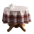 thumbnail image 1 of Maison d' Hermine Fair Isle 100% Cotton Tablecloth for Kitchen Dining Tabletop Decoration Parties Weddings (Round, 63 Inch Diameter), 1 of 3