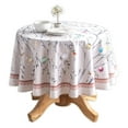 thumbnail image 1 of Maison d' Hermine Fairy Christmas 100% Cotton Tablecloth for Kitchen Dining Tabletop Decoration Parties Weddings (Round, 69 Inch Diameter), 1 of 3