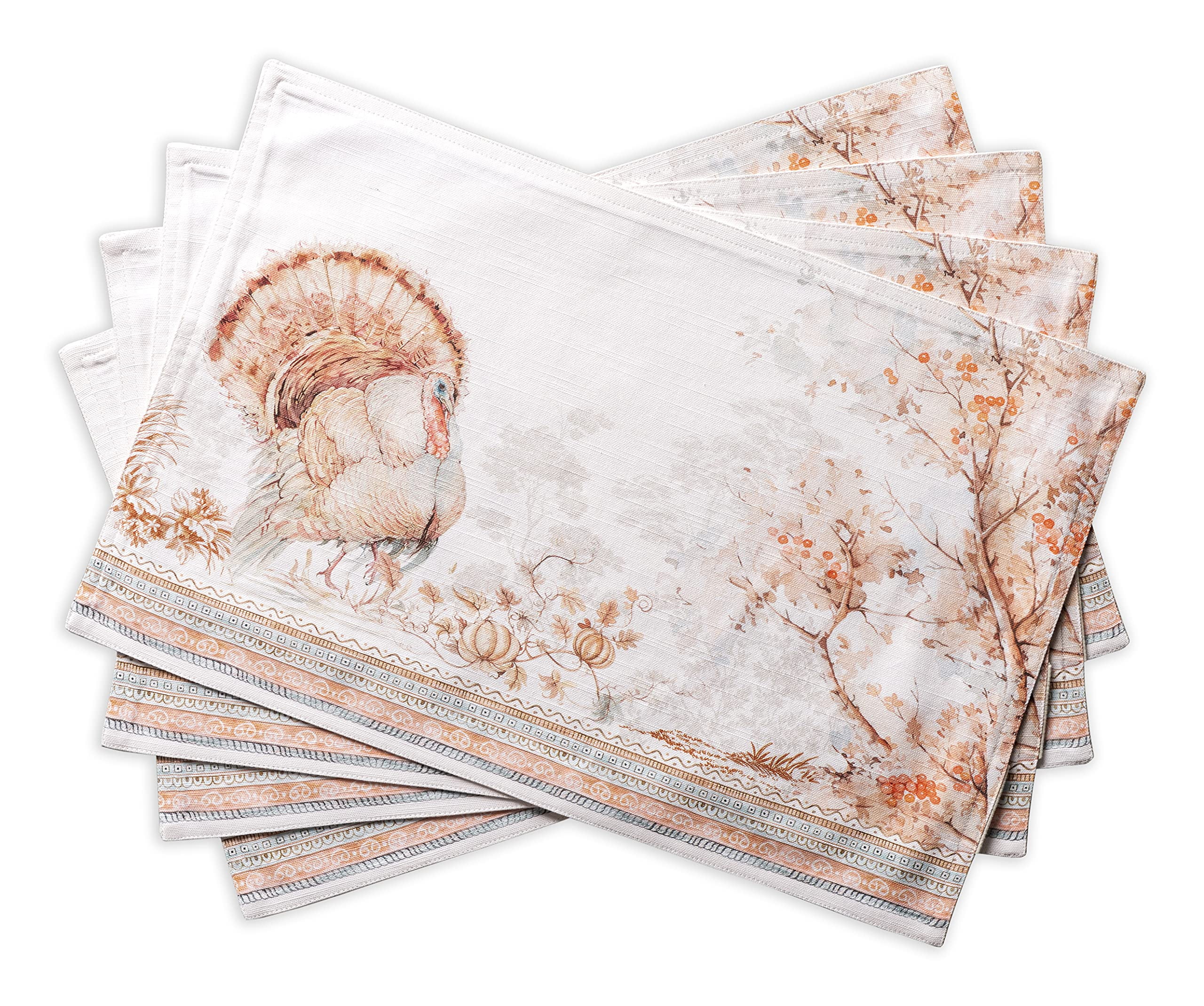Maison d' Hermine Botanical Fresh 100% Cotton Placemats Set of 4