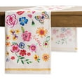 thumbnail image 1 of Maison d' Hermine Happy Florals - Sweety 100% Cotton Table Runner for Party | Dinner | Holidays | Kitchen | Spring/Summer [Single Layer (14.5 Inch by 108 Inch)], 1 of 5