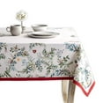 thumbnail image 1 of Maison d' Hermine Holly Time 100% Cotton Tablecloth for Kitchen Dining Tabletop Decoration Parties Weddings (Rectangle, 70 Inch by 90 Inch), 1 of 3