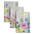 thumbnail image 1 of Maison d' Hermine Jardin D'ete - Fog 100% Cotton Set of 3 Multi-Purpose Kitchen Towel Soft Absorbent Dish Towels Tea Towels Bar Towels Spring/Summer (20 Inch by 27.50 Inch), 1 of 5