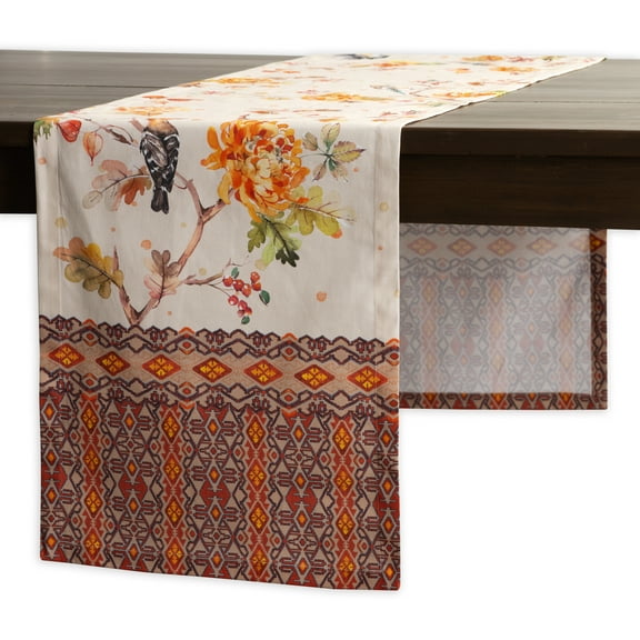 Maison d' Hermine Kelim 100% Cotton Table Runner for Party Dinner Holidays Kitchen Home [Prairie, Single Layer (14.5 Inch by 72 Inch)]