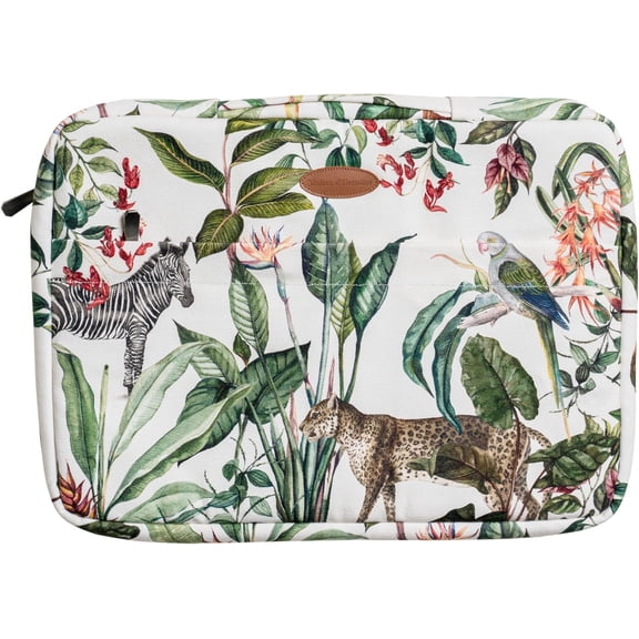 Maison d'Hermine Laptop Sleeve with Handle Case Stain and Water Repellent Cotton Canvas