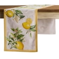 thumbnail image 1 of Maison d' Hermine Limoncello 100% Cotton Table Runner for Party | Dinner | Holidays | Kitchen | Spring/Summer [Double Layer (14.5 Inch by 72 Inch)], 1 of 5