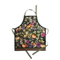thumbnail image 1 of Maison d' Hermine Pumpkin Garden - Dark Green 100% Cotton 1 Piece Kitchen Apron with an Adjustable Neck & Invisible Center Pocket with Long Ties for Women Men | Chef (27.50 Inch by 31.50 In, 1 of 3
