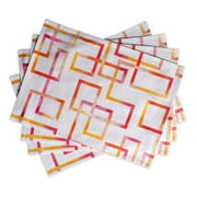 Maison d Hermine Summer Maze 100% Cotton Set of 4 Placemats for Dining Table | Kitchen | Wedding | Everyday Use | Dinner Parties | Spring/Summer 13 Inch by 19 Inch