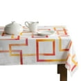 thumbnail image 1 of Maison d' Hermine Summer Maze 100% Cotton Tablecloth for Kitchen Dining | Tabletop | Decoration | Parties | Weddings | Spring/Summer (Square, 54 Inch by 54 Inch)., 1 of 5