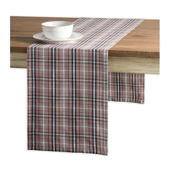 Maison d' Hermine Table Runner 100% Cotton Decorative Tablerunners Washable Tablerunner for Dining, Home, Wedding, Banquet, Buffet, Den Bosch - Tan (14.50 Inch x 72 Inch)