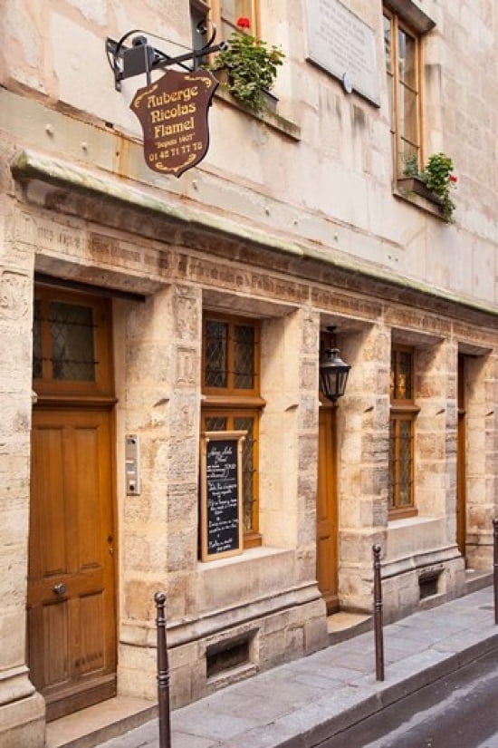 Maison de Nicolas Flamel France Canvas Art - Brian Jannsen DanitaDelimont (24 x 36)