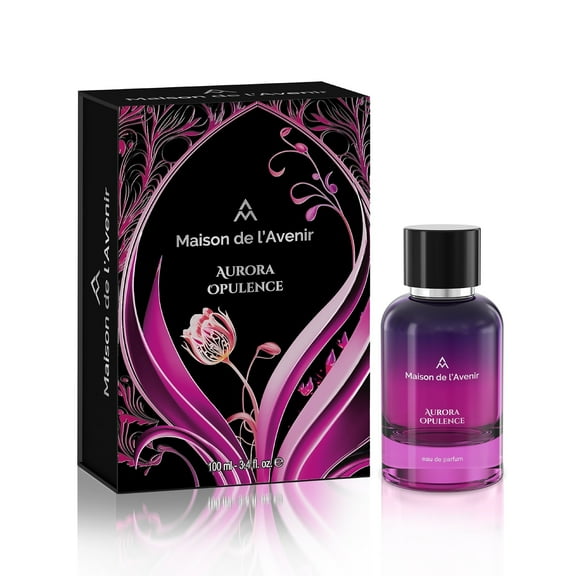 Maison de l'Avenir Aurora Opulence – Floral Woody Fragrance | Unisex Cologne & Perfume | Natural & Essential Oils | ZENITH COLLECTION | Eau de Parfum (36 Hours) | Made in UAE | 100ml / 3.4 fl. oz.