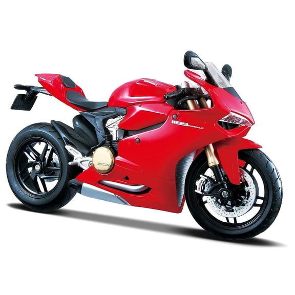 Maisto Assembly Line Ducati Monster 1200 Diecast Vehicle, 1:12, Red