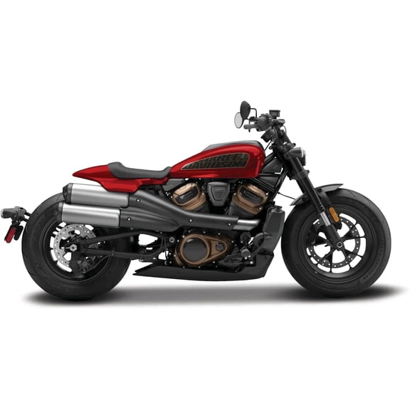 Maisto Harley Davidson Sportster S 2024 Diecast Motorcycle 1:12 Scale Red