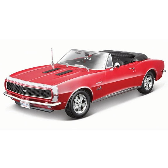 Maisto 1:18 Scale 1967 Chevy Camaro SS 396 Convertible Diecast Vehicle (Colors May Vary)