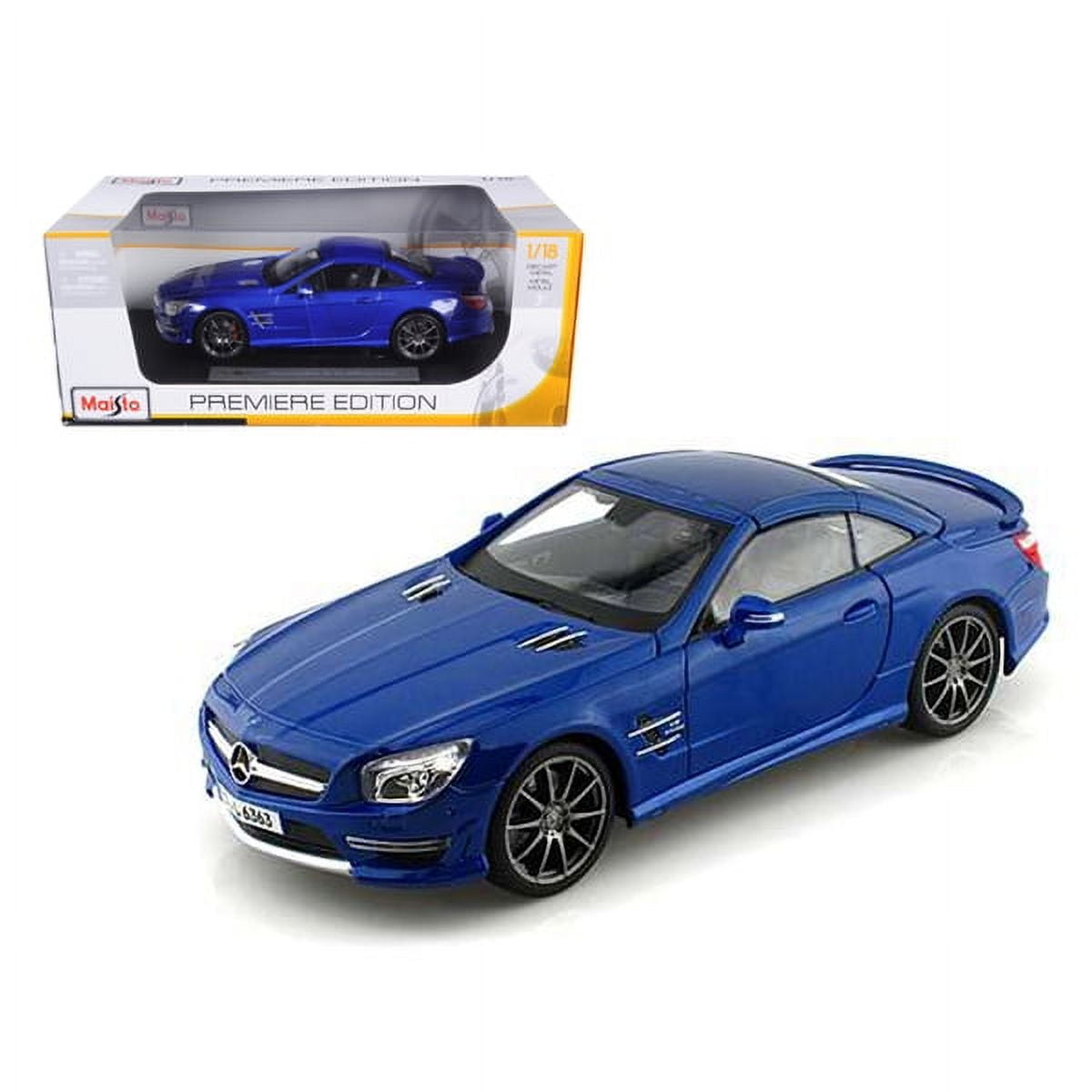 Maisto 2012 Mercedes SL 63 AMG Blue 1/18 Diecast Car Model
