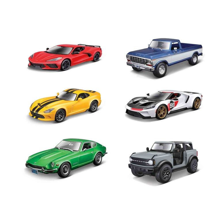 Maisto, Diecast Play Vehicle Car and Trucks Assortment, 1:18 Scale