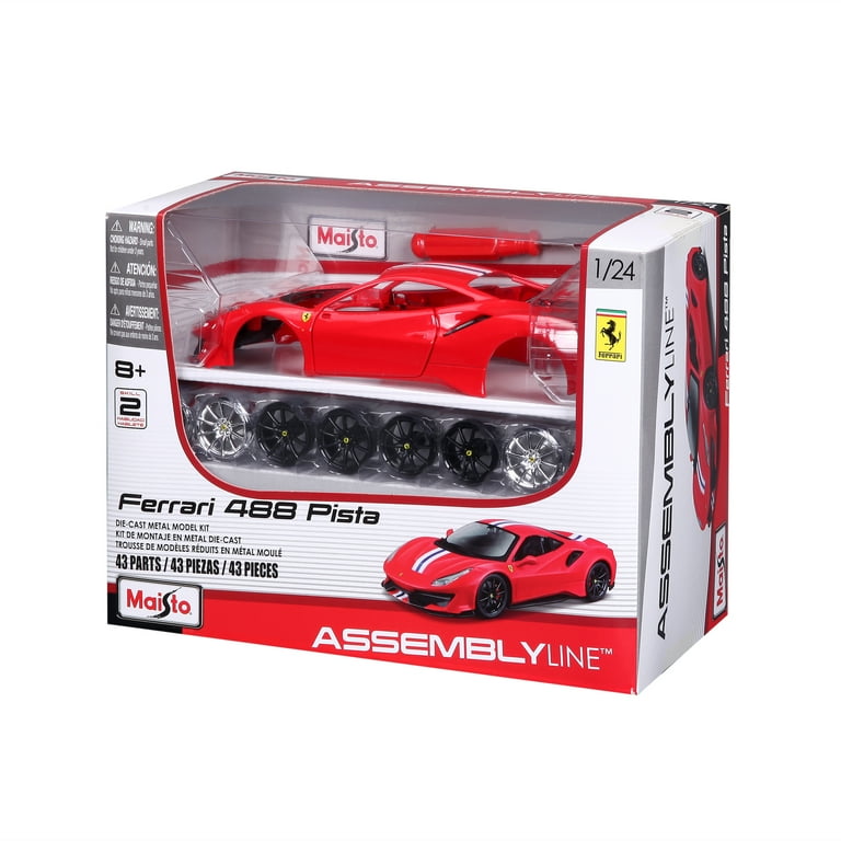 Ferrari 488 GTB - Kit à monter 1/24 Maisto - Kit maquettes métal - Creavea