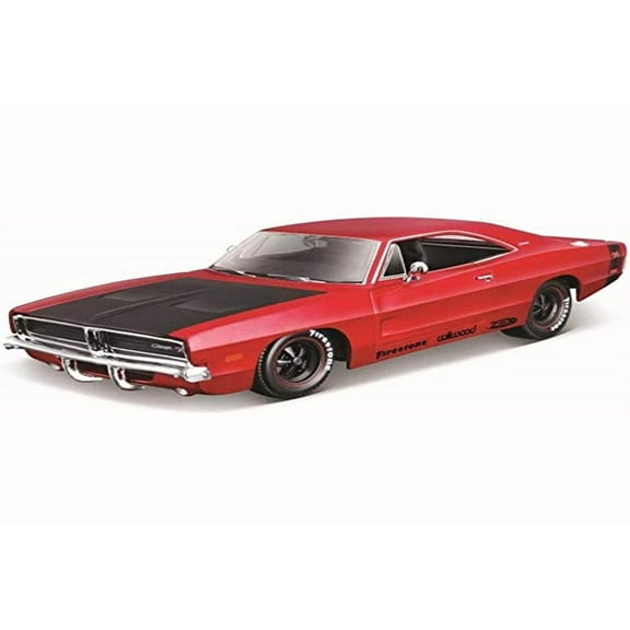 Maisto 1:24 Design Classic Muscle 1969 Dodge Charger R/T - Red