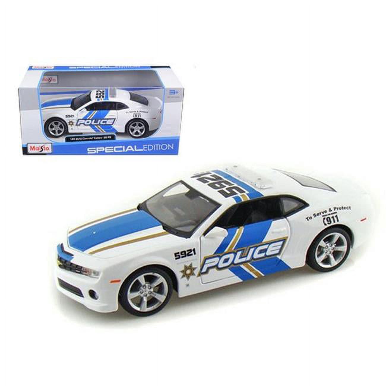 Maisto 1:24 Scale 2010 Chevrolet Camaro Diecast Model Police Car ...